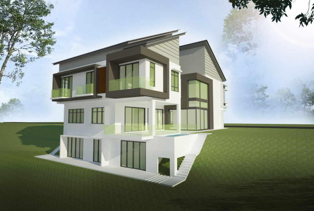 TENG BUNGALOW_REAR ELE